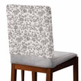 thumbnail image 2 of Farmhouse Grey Chair Back Covers, Removable Chair Covers for Dining Chairs Set of 8, Washable Chairs Slipcovers Back Seat Protector for Wedding Party 19"x20", 2 of 9
