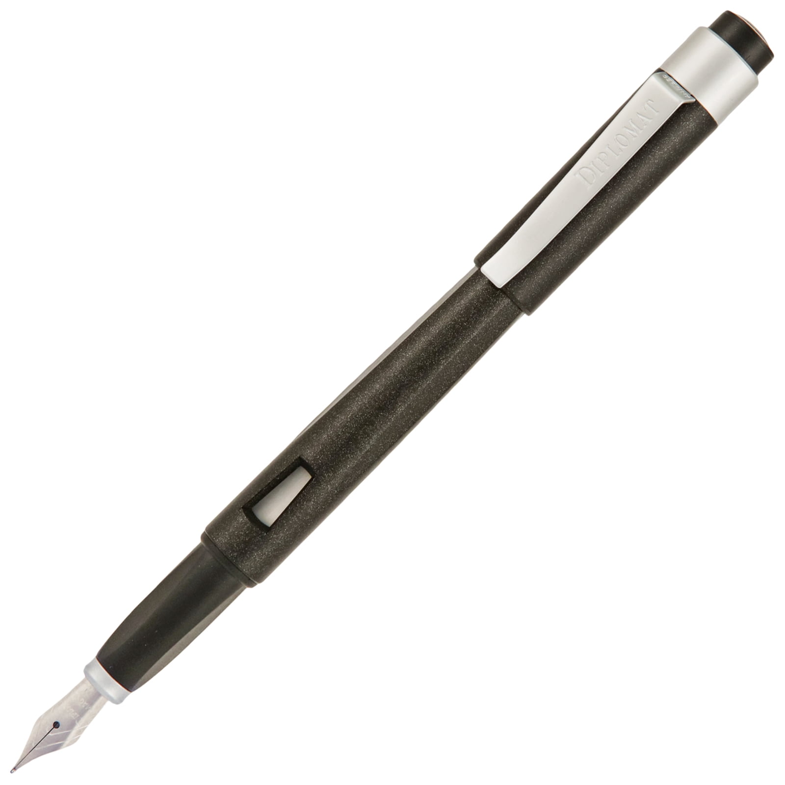 Diplomat Magnum Fountain Pen - Crow Black (Medium Nib)
