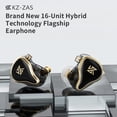 thumbnail image 2 of Auriculares intraurales KZ ZAS Hybrid 7BA+1DD IEM de 16 unidades (blancos), 2 of 8