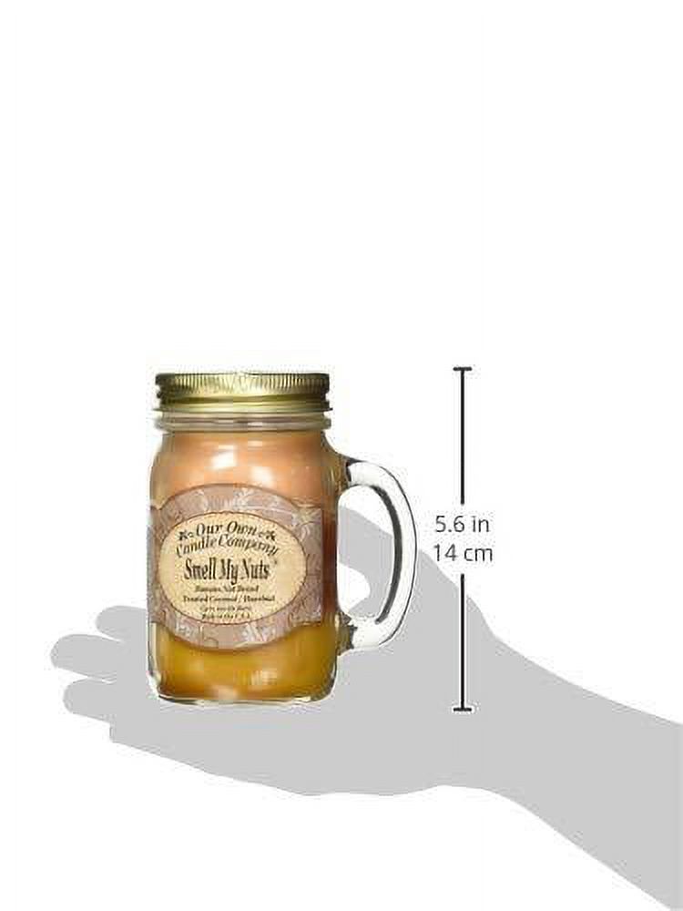 Our Own Candle Company Smell My Nuts Scented Mason Jar Candle 13 Oz 9689