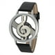 thumbnail image 5 of RelOJes para Hombres, RelOJ Analógico de Cuarzo, Reloj de Pareja Analógico de Cuarzo de 2 Colores RELOJ DE PULSERA CON CORREA DE PU CONSEPERA DE NOTA MUSICA HUECA REDONDA, 5 of 7