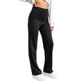 thumbnail image 5 of SLADYGLO Women Elastic Waist Front Buttons Down Multi Pockets Leisure Pants, 5 of 7