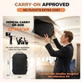 thumbnail image 6 of Fegat Vacuum Backpack for Travel,New Upgrade 60L Expandable Compression Bag with One-Button,Pump & TSA Lock,Vacuum Seal Backpack Flight Approved,Carry on Backpacks for Travel Business, 6 of 10
