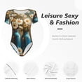 thumbnail image 4 of Balery Rustic Daisy Mason Jars Body de cuello redondo de manga corta para mujer Tops de manga corta Tops básicos-X-Large, 4 of 7