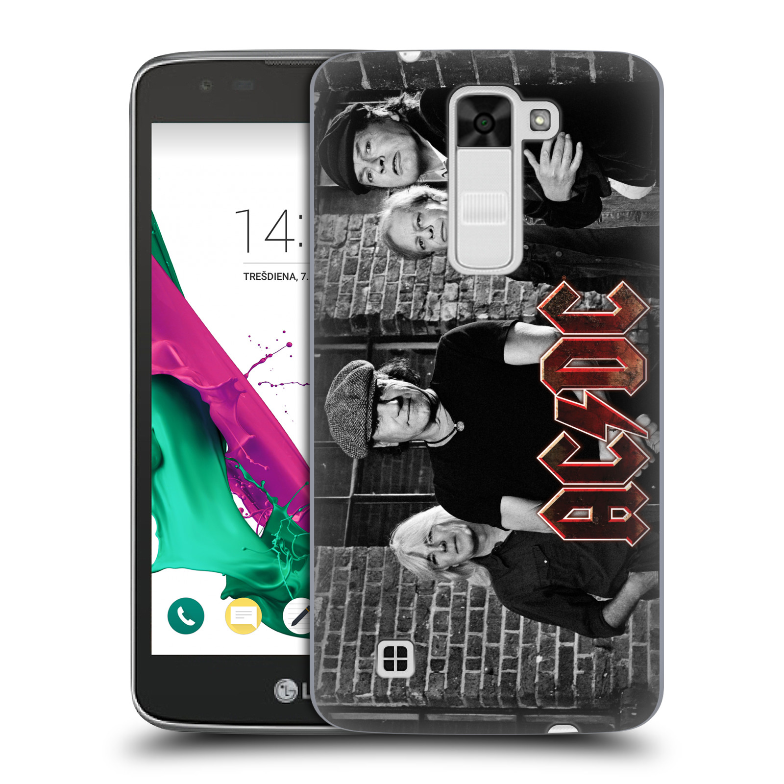 OFFICIAL AC/DC ACDC GROUP PHOTO HARD BACK CASE FOR LG PHONES 3