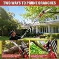 thumbnail image 6 of Xwlshop 10 Ft Extendable Pole Saw, 2-in-1 Tree Trimming Pruner, 6 of 7