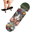 thumbnail image 3 of lajdalh Professional Finger Skateboards with Bottom Prints, Maple Wooden Professional Fingerboard, Mini Finger Boards Skateboards Toys with Screwdriver, DIY Combination Fun Fingers Skate Boards Toys, 3 of 6