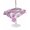 Pink, variant on Outdoor Tablecloth with Umbrella Hole for Patio/Picnic/Party/Camping, Purple Onion Flowers Waterproof Table Cloth Rectangle Table Cover Washable, Spring Floral Dandelion Botanical (60"x 102")