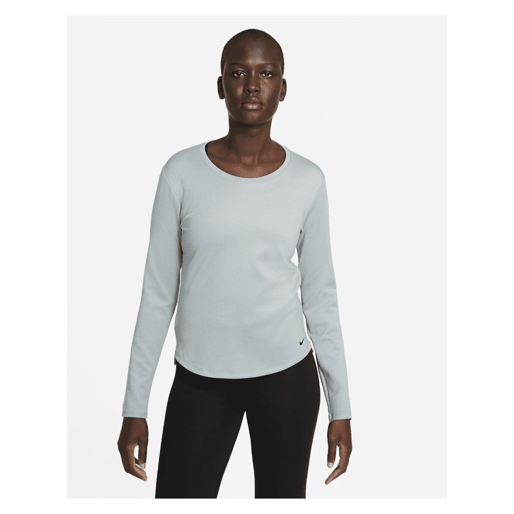 Nike DD4927-073 Therma-FIT One Women's Long-Sleeve Top, Particle Gray ...