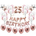 thumbnail image 1 of Happy Birthday Number Star Balloons Confettis Set Home Restaurant Party Decor, 1 of 7