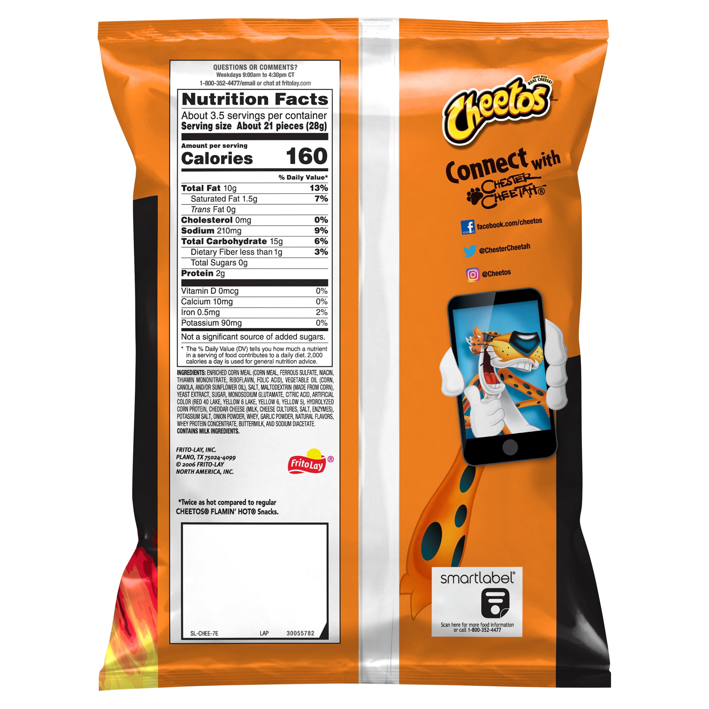 CHEETOS Crunchy Xtra Flamin Hot - 3.25 Oz - Randalls