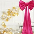 thumbnail image 5 of Dadiaei Bow Decor Large Bow for Room, Coquette Giant Ribbon Tie for Birthday Party Backdrop Wall Decor 31.50x23.62x78.74in, 5 of 6