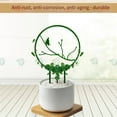 thumbnail image 3 of WinWay 5Pcs Plants Flower Lattice Creative Potted Plants Lattice Circular Flower Shelf,Butterfly, 3 of 9
