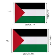 Yammee Handheld Mini Palestine Flags Formal Event Palestine National Flag Festival Gift