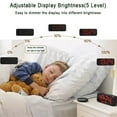 thumbnail image 4 of Stylish USB Enableds Vibratings Alarm Clock with Bed Shaker Data Transfer Capability for Deeply Sleepers, 4 of 8