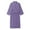 Purple, variant on Men's Bathrobe with Pocket Waist Tie Cardigan Long Sleeve Hoodless Sleep Pant Set