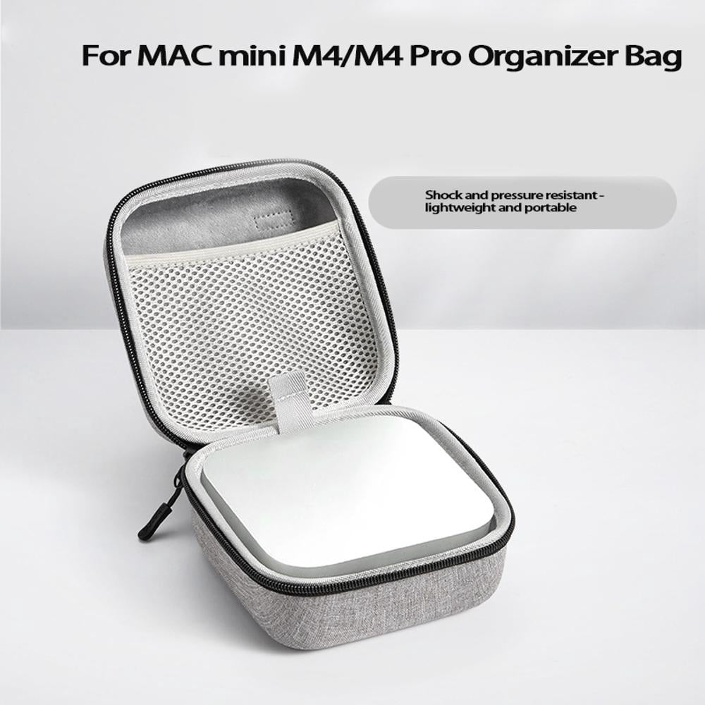 Carrying Case for Mac Mini M4 Desktop Computer, Shockproof Portable Travel Case for 2024 Mac Mini Desktop Computer with M4 Pro chip/M4 chip