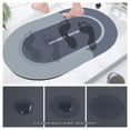 thumbnail image 5 of Tyidzon Bathroom Rugs Sets 2 Piece Non-Slip Bath Mat Super Absorbent Quick Dry Bathroom Mat in Front of The Kitchen Sink, Shower Room, Bathtub (16"x24", Blue), 5 of 9