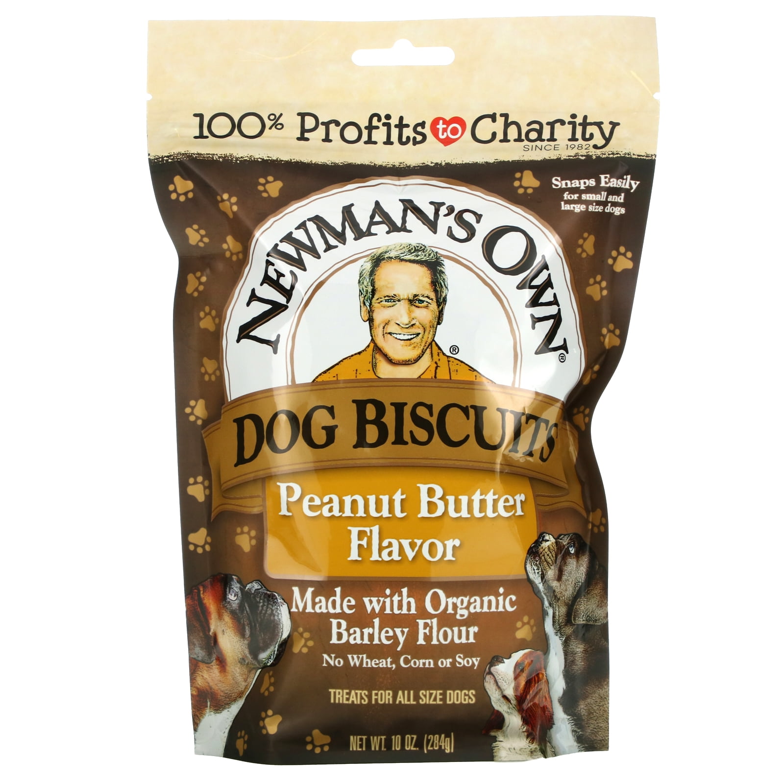 Newman s Own Organics Dog Biscuits Peanut Butter 10 oz 284 g