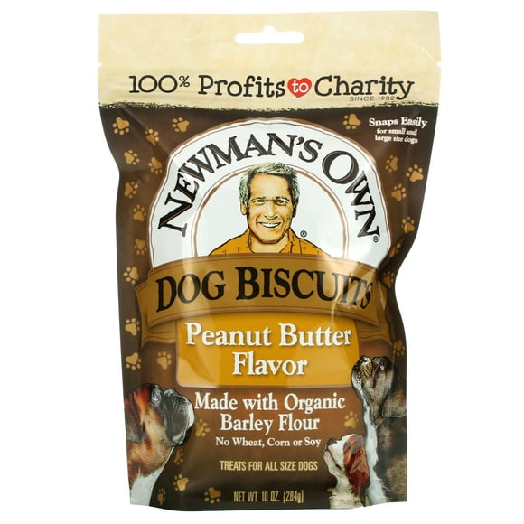 Newman's Own Organics, Biscuits pour Chiens, Beurre d'Arachide, 10 oz (284 g)