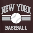 thumbnail image 6 of Wild Bobby City of New York NY Baseball Fantasy Fan Sports Unisex Hoodie Sweatshirt, Brown, Large, 6 of 6