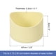 thumbnail image 2 of Uxcell 2pcs 7cm Funda Protectora de Silicona para Botellas de 12-24 oz, Funda Antideslizante de Silicona Color Amarillo Claro, 2 of 6