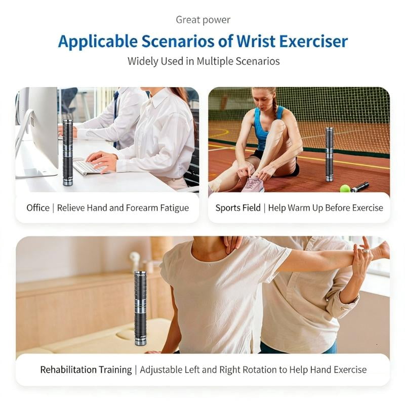 CEORPER Two Way Wrist Trainer For Both Sides And Single Side Forearm Improvement