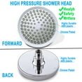 thumbnail image 6 of ZOUYUE 2157, 2.5 GPM High-Pressure Showerhead, 6 of 7