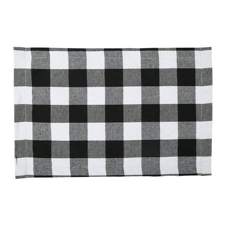 

Uanit Christmas Plaid Placemats Table Cutlery Plates Tablecloth Christmas Insulation Mat Christmas Table Placemats Christmas Rustic Vintage Washable Table Mats