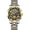 Gold Black, variant on Men’s Skeleton Watch Stainless Steel Band Quartz Chronograph Waterproof Business Dress Wristwatch with Luminous Hands,Calendar & Multi-Functional Dial