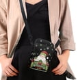 thumbnail image 4 of HELLHERO Santa Cupcakes Travel Crossbody Purse Polyester Double Deck for Outdoor Daily Use, 4 of 7