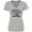 AC-Heather Grey, variant on Inktastic Pink or Blue Mimi Loves You Women's V-Neck T-Shirt