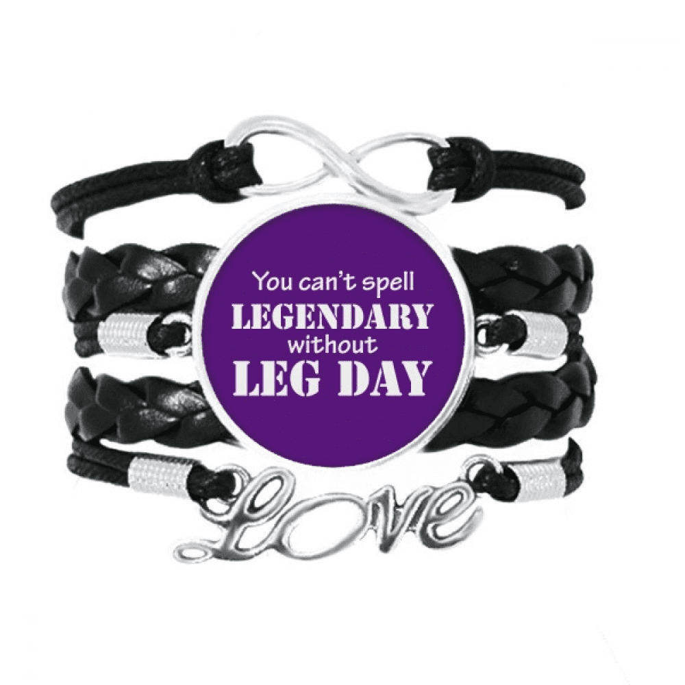 Spelling Words Letter Nesting Bracelet Love Accessory Twisted Leather