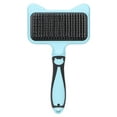 thumbnail image 1 of Cepillo de aseo para gatos, función de masaje de dientes curvos de 140 grados, cepillo de autolimpieza para mascotas con punto de protección de resina, 1 of 8