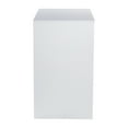 Emma + Oliver Mini Fridge Overshelf with Dual Side Cubbies in White