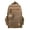 Khaki, variant on New Large-capacity Backpack Middle School Students Schoolbag,Black