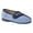 Navy/Blue, variant on Sleepers Womens Gemma Touch Fastening Embroidered Slippers