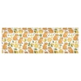 thumbnail image 2 of Funny Baby Capybaras and Orange Valance Curtains Rod Pocket for Kitchen Living Room Windows Farmhouse Decor 54x18, 2 of 6