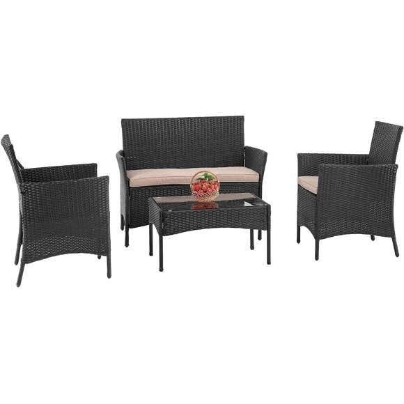 Wicker Settee Sets