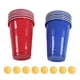 thumbnail image 3 of Juego De Vasos Con Pelotas De Pong, Juego De Beer Pong De Plástico, Bordes Suavizados, 12 Tazas, Lanzamiento De 8 Bolas Para Fiestas Navideñas, 3 of 7