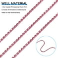 thumbnail image 3 of 10 Yard Crystal Rhinestone Chain, 2.0mm Sew on Close Claw Chain Trim, Light Pink, 1Roll, 3 of 6