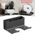 thumbnail image 4 of Soporte para secador perfecl sin perforaciones Estante Pegajoso Ahorro de espacio Organizador de suspensión moderno Montaje en pared Durable para artículos Negro, 4 of 7