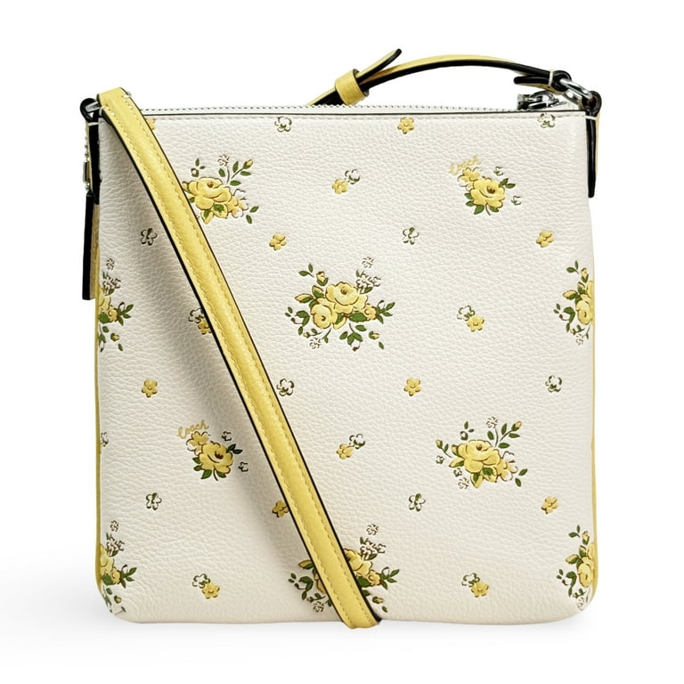 【ミニクロ号 】COACH フラワー刺繍 かごバッグ ミニクロ号 様専用】COACH フラワー刺繍 かごバッグ