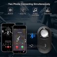 thumbnail image 2 of Handfree Bluetooth Car Kit Mp3 Player Bluetooth 4.1 Edr Siri Car Bluetooth Handsfree Kit Support 7 Languages 2 Phone Auto Onoff, 2 of 4