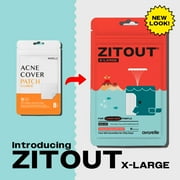 Avarelle Cosmetics ZITOUT X-Large Hydrocolloid Pimple Patch, 8 ct