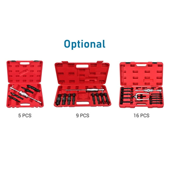 Manual dismantling device,16 Pcs Blind Kit Inner Slide Removal Tool Slide Hammer Pilot Inner Slide Hammer Seal Kit Inner And Seal Kit Blind Collet Pilot Rt Removal Dsfen Manual