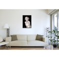 thumbnail image 5 of Amanti Art Marilyn Monroe Red Lips by Milton Greene Framed Wall Art Print (25 in. W x 37 in. H), Simply Satin Black Frame, 5 of 5