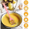 thumbnail image 3 of Silicone Spatula Heat Resistant Non-Stick Rubber Kitchen Spatulas for Cooking, Baking and Mixing, Multi-Purpose Tools with Solid Stainless Steel Core, Pink, 3 of 5