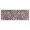 Yellow Floral Oval, variant on White Geometric Zigzag Circle Pattern Kitchen Rug Mat,Kitchen Runner Rugs Non Skid Washable,Decorative Kitchen Floor Mats for Kitchen,Sink,Laundry,17"X47"