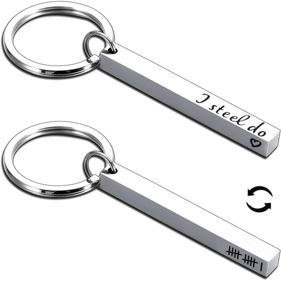 Purchase Products 11th Anniversary Steel Gift, Anniversary Gift for Husband, Wife, Couple 11 Years Wedding Anniversary Gift, 11 Years I Steel Make 11th Anniversary Cool Keychain, Anniversary Gift